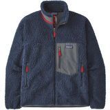 Patagonia Men's Classic Retro-X Fleece Jacket new navy w/wax red