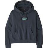 Patagonia Women's '95 Oval Logo Daily Hoody smolder blue/moon tripper