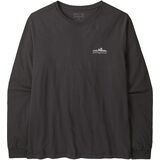 Patagonia Men's Long-Sleeved Fitz Roy Foothills T-Shirt ink black