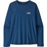 Patagonia Men's Long-Sleeved Capilene Cool Daily Shirt - '73 Skyline clement blue/light clement blue x-dye