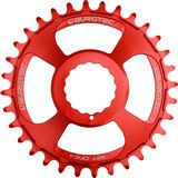 Burgtec Cinch Thick Thin Chainring race red