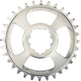 Burgtec SRAM Boost 3 mm Offset Thick Thin Chainring rhodium silver