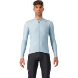 Castelli Espresso Thermal Jersey winter sky/dark gray