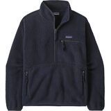 Patagonia Women's Retro Pile Marsupial Fleece Pullover sunken blue