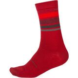 Endura Baabaa Merino Stripe Sock red