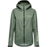 GOREWEAR Lupra 2.0 Gore-Tex Logo Kapuzenjacke Damen slate green/spring green