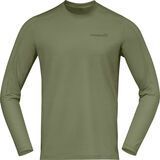 Norrona falketind equaliserUll Long Sleeve M's deep lichen green