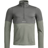 Ortovox Fleece Light Zip Neck M green sage