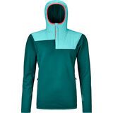 Ortovox Merino Fleece Plus Anorak W pacific green