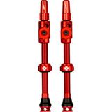 Muc-Off Big Bore Lite Tubeless Valves - 60 mm red