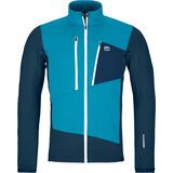 Ortovox Merino Fleece Grid Jacket M mountain blue