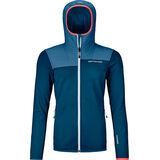 Ortovox Merino Fleece Plus Hoody W petrol blue