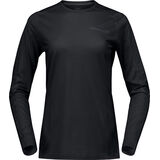Norrona falketind equaliserUll Long Sleeve W's caviar black