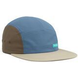 Topo Designs Nylon Camp Hat stone blue block