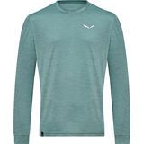 Salewa Puez Melange Dry’Ton Langarm Tee Herren willow melange