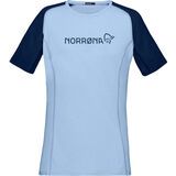 Norrona fjørå equaliser lightweight T-Shirt W's serenity/indigo night