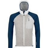 Ortovox Merino Fleece Grid Plus Classic Knit Hoody M grey ice