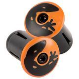 Lizard Skins Road Bar End Plugs tangerine orange