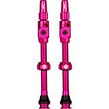 Muc-Off Big Bore Lite Tubeless Valves - 60 mm pink