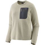 Patagonia Women's R1 Air Crew wool white