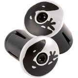 Lizard Skins Road Bar End Plugs diamond white