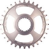 Burgtec Shimano Direct Mount Thick Thin Chainring rhodium silver