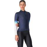 Castelli Corso Thermal Jersey belgian blue/silver gray-pool