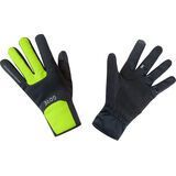 GOREWEAR M Gore Windstopper Thermohandschuhe black/neon yellow