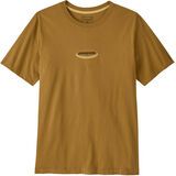 Patagonia Men's '95 Oval Logo T-Shirt bobcat brown/sunshine