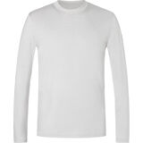 super.natural M Casual Rib Bio J LS cashmere grey melange