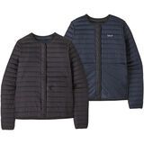 Patagonia Women's Lightweight Reversible Down Sweater Cardigan black