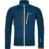 Ortovox Merino Fleece Grid Jacket M deep ocean