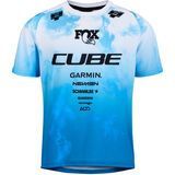 Cube MTB Trikot Rookie X Actionteam kurzarm topas blue