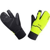 GOREWEAR Gore-Tex Thermo Split Handschuhe black/neon yellow