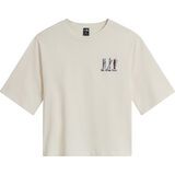 The North Face W Ski Embro Boxy SS Tee Graphic white dune