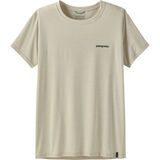 Patagonia Women's Capilene Cool Daily Shirt - Boardshort Logo dyno white