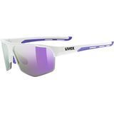 uvex axos set Mirror Purple / white matt