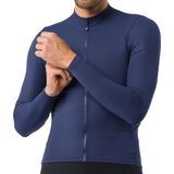 Castelli Thermowoven LS Jersey belgian blue