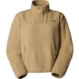 The North Face Women’s Cragmont Fleece 1/4 Snap khaki stone