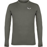 Salewa Puez Melange Dry’Ton Langarm Tee Herren faded green melange
