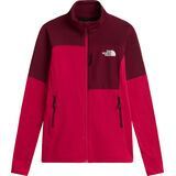 The North Face W Polartec Power Grid Stormgap Jacket lali guran/burgundy cru