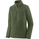 Patagonia Women's R1 Air Zip Neck torrey pine green