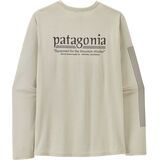 Patagonia Men's Long-Sleeved Cap Cool Daily Shirt - Hut Tripper dyno white