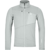 Ortovox Merino Fleece Grid Jacket M grey ice