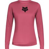 Fox Womens Ranger Long Sleeve Jersey Fox Head berry