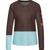 POC W's Motion Air Long Sleeve MTB Jersey bronzite brown/lazurite blue