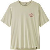 Patagonia Men's Cap Cool Daily Shirt - Great Waves dyno white