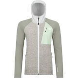 Ortovox Merino Fleece Grid Plus Classic Knit Hoody W grey ice