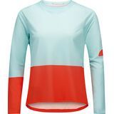 POC W's Motion Air Long Sleeve MTB Jersey lazurite blue/carnelian orange