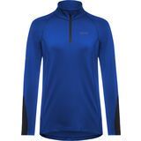 Gore Wear M Damen Mid Zip Shirt Langarm ultramarine blue/black